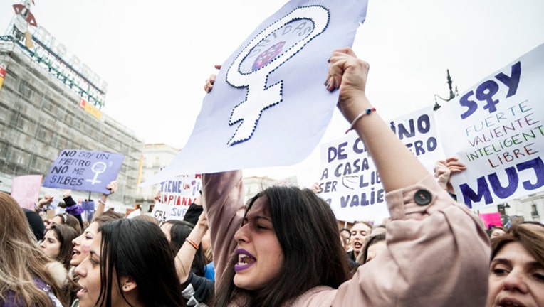 madrid international women's day GETTY-401720