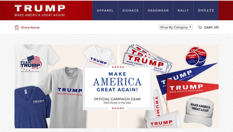 Donald Trump Sells Campaign Gear Online | FOX 5 Atlanta