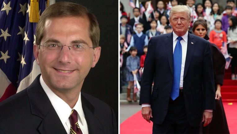 4b0e55d5-Alex Azar and President Donald Trump-401720