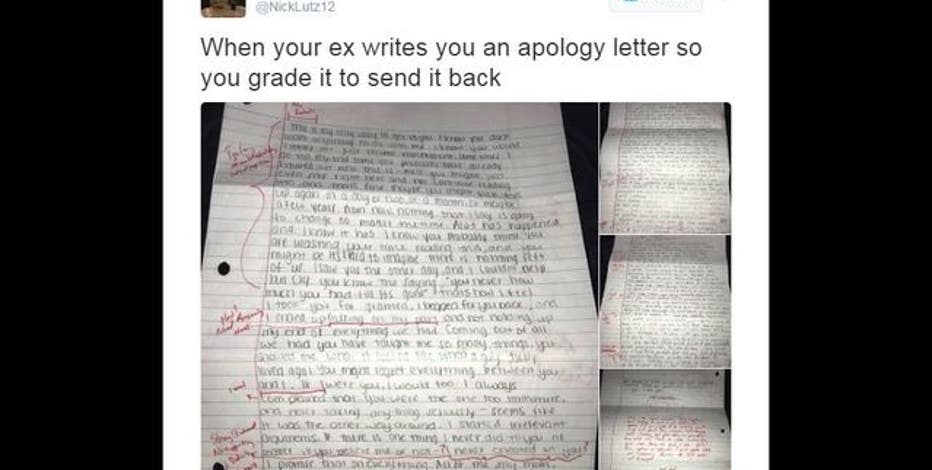 Student Grades Sends Back Ex Girlfriend S Apology Letter When my family and i went to london last year, i paid attention that many people travelled on their own without tour guides.