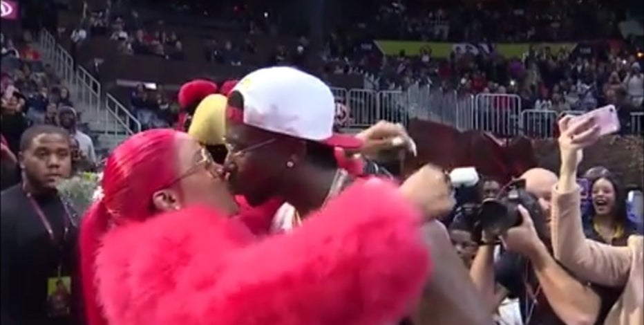 Gucci Mane gets engaged on Atlanta Hawks' 'Kiss Cam'