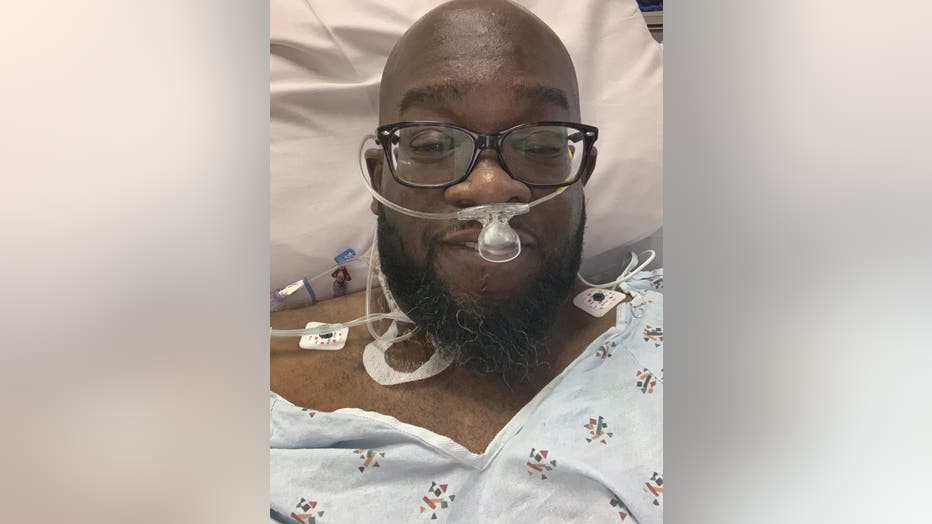 Brendon Blair smiles while waiting for a kidney transplant. 