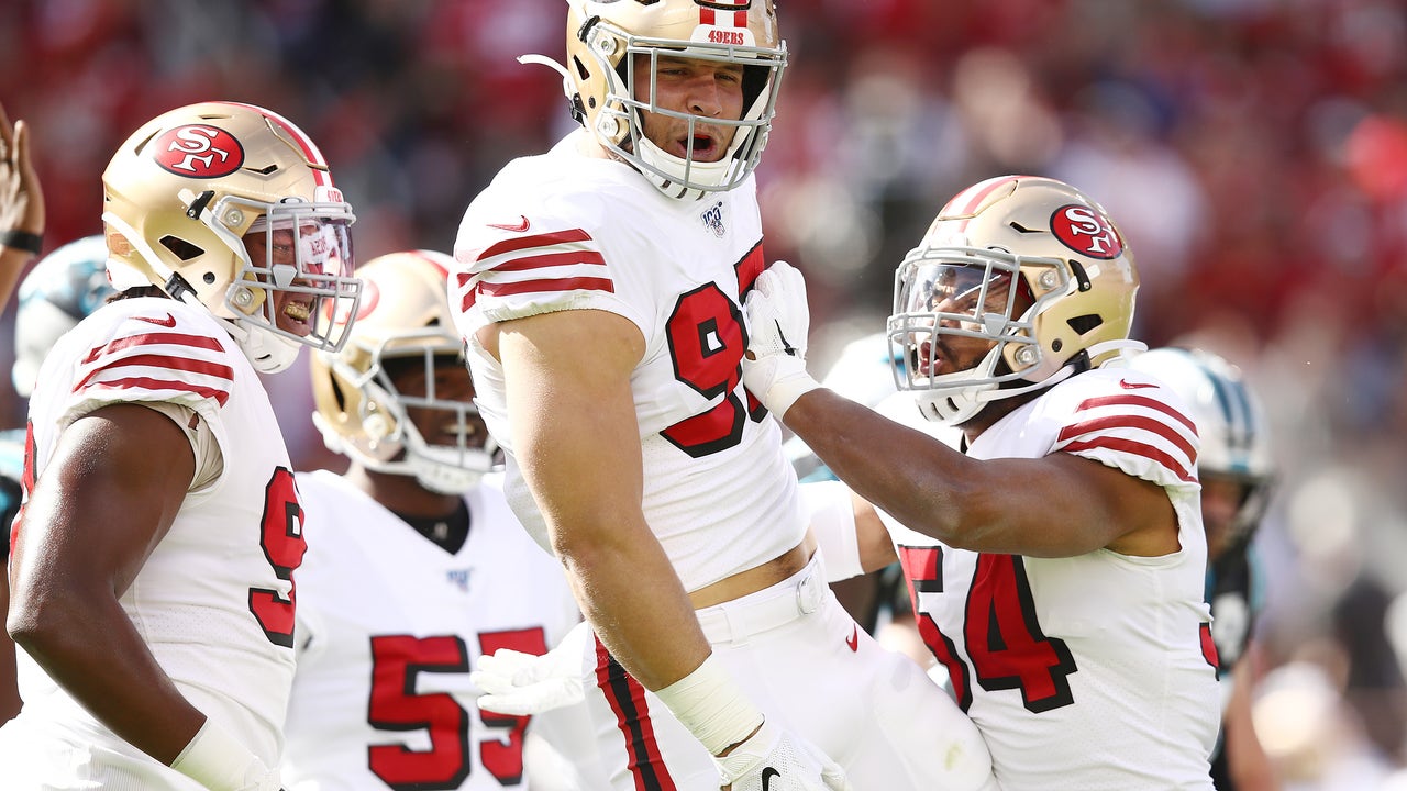 49ers wrestle away 1st place in NFC West by smashing Cardinals