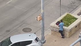 Rush hour fight in Downtown Austin ends with scooter in a car