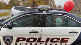 NY police say they’ve captured ‘It’ in Facebook post showing Pennywise the clown in back of cruiser