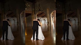 Daughters 'pre-create' wedding dance with terminally ill father in moving photo shoot