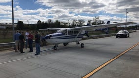 Plane makes emergency landing on Georgia highway