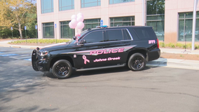 John Creek police go pink for Breast Cancer Awareness Month