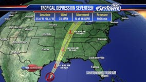 Tropical Storm Olga forms; will soak northern Gulf Coast