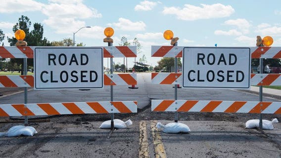 South Fulton street closed, structure in critical condition