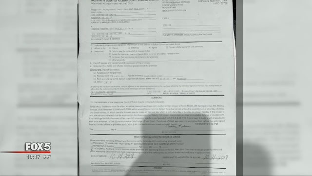 Resident suing Atlanta apartment complex for wrongful eviction claim