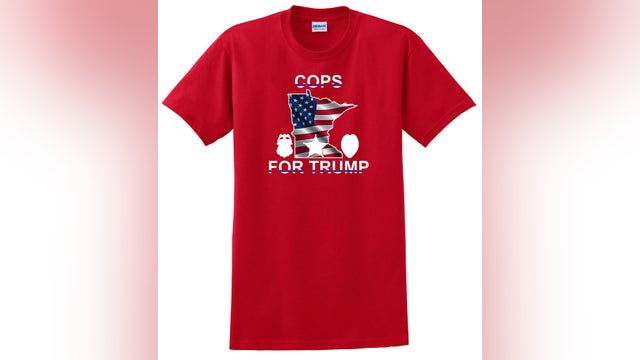 Minneapolis Police union unveils "COPS FOR TRUMP" shirts in response to uniform policy change