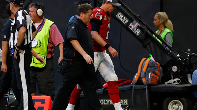 Rams snap skid by beating Falcons 37-10 as Ryan hurts ankle