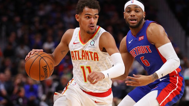 Trae Young has 38 points, Hawks beat Pistons 117-110