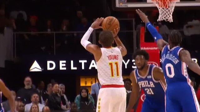 Young's 25 points not enough as Hawks suffer first loss