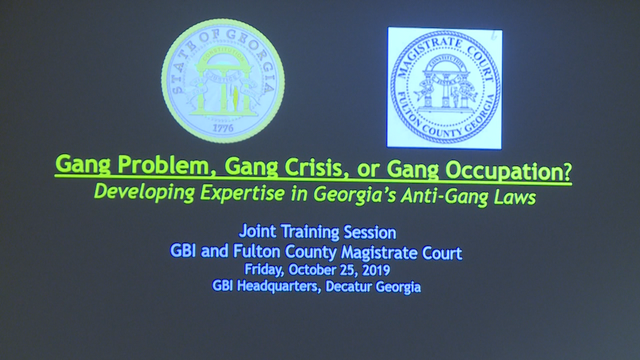 GBI trains law enforcement on anti-gang laws