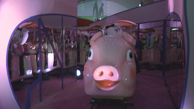 CHOA patients get first ride on the Pink Pig