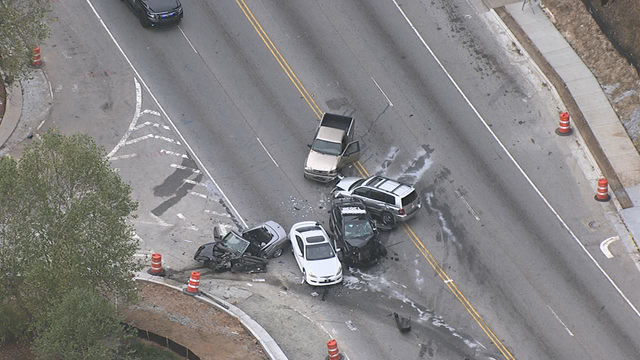 Police: DeKalb County officer injured in chase, crash