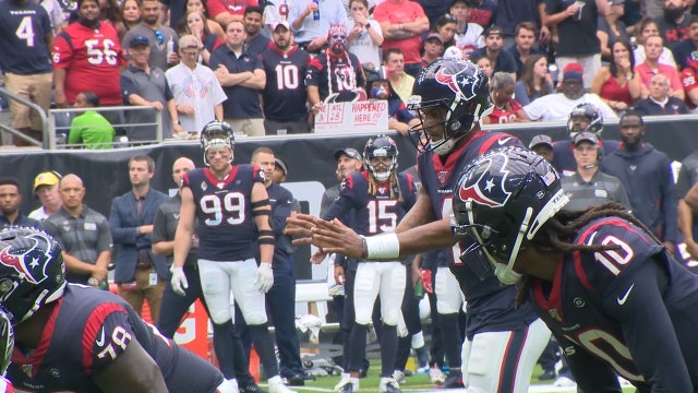 Watson throws 5 TDs, 3 to Fuller; Texans top Falcons 53-32