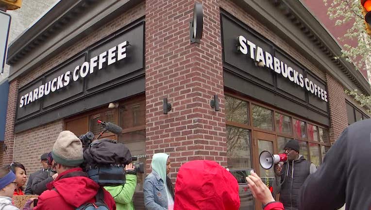 Suit: Starbucks Fired White Manager After Black Men Arrested | FOX 5 ...