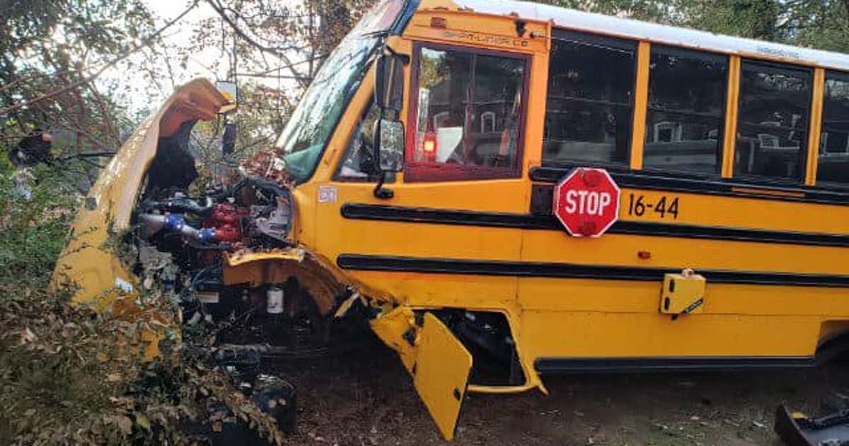 Police: SUV, Marietta school bus involved in a head-on crash | FOX 5 ...