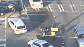 Snellville police motorcycle officer injured in crash