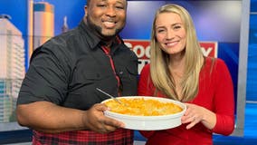 Chef Jernard Wells cooks up smoked Gouda macaroni and cheese recipe