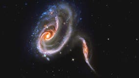 NASA finds 'battling galaxies' in deep space