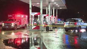 Man shot dead inside gas station by man in clown mask