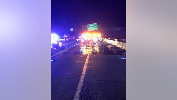 Police: I-285 floods in freezing temps