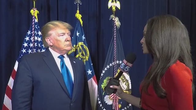 President Trump talks exclusively 1-on-1 with FOX 5's Alyse Eady