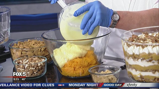 Thanksgiving gingersnap butternut squash trifle from Chef Holly Chute