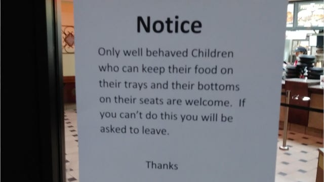 Arby’s restaurant in Minnesota removes ‘insensitive’ sign saying ‘only well behaved’ children are welcome