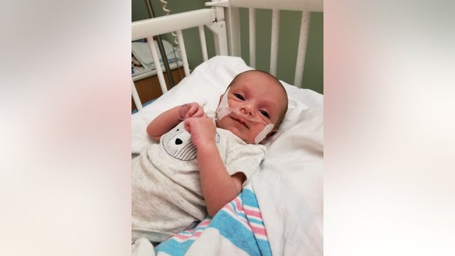 Georgia mom rallies to help newborn born with rare breathing syndrome