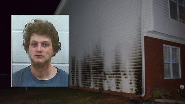 Investigators: Georgia man arrested after setting fire to his own home