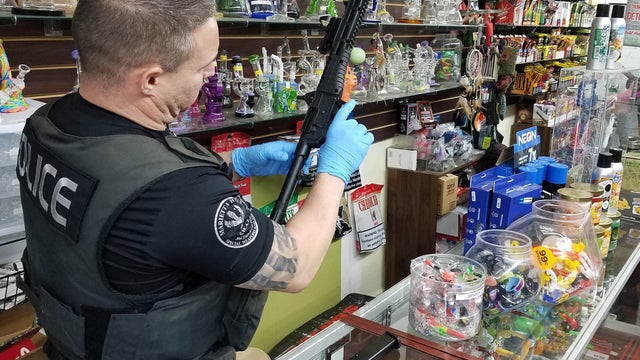 Police seize 100 pounds of substances, marijuana in Marietta tobacco and vape shop raids