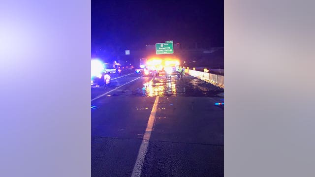 Police: I-285 floods in freezing temps