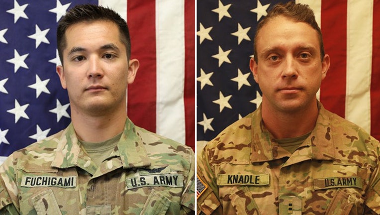 Chief Warrant Officer 2s Kirk T. Fuchigami Jr. and David C. Knadle (Department of Defense)