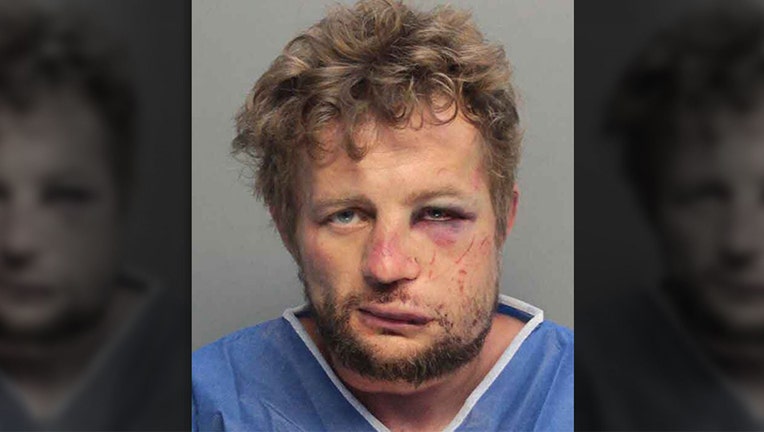 A Florida man opened the front door of his home and that is when he was attacked, court records say.