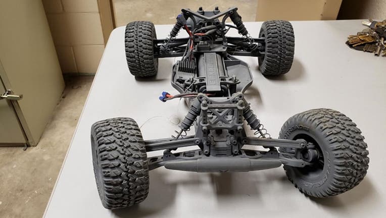 After agents arrested the boy, they found he’d been carrying a remote-controlled car and two duffel bags containing over 50 packages of the narcotics.