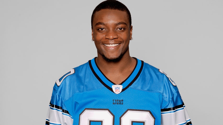 DETROIT - 2005: Charles Rogers of the Detroit Lions poses for his 2005 NFL headshot at photo day in Detroit, Michigan. (Photo by Getty Images)
