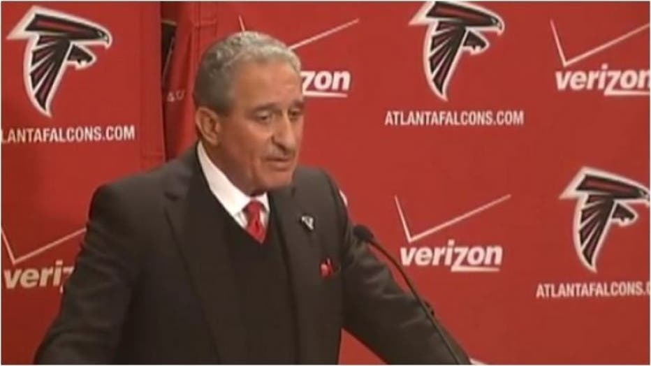 Atlanta Falcons owner Arthur Blank responds to Georgia's election