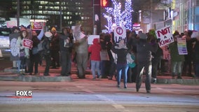 Protests in Atlanta ahead of impeachment vote for President Donald Trump