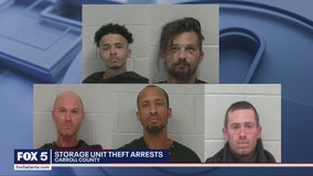 6 suspects arrested in connection with storage unit theft operation