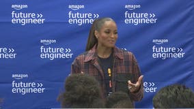 Popstar Ciara surprises Gwinnett County high school class