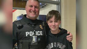 Officer, boy help to save student's life