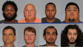 Police: Georgia sex sting nets 8 arrests for prostitution, 2 for sexual exploitation of a child