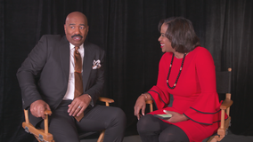 Miss Universe host Steve Harvey speaks to FOX 5 Atlanta