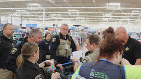 Hall County deputies go coat shopping for children in need