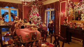 Georgia’s 'Pink Palace' goes red and green for holiday tours